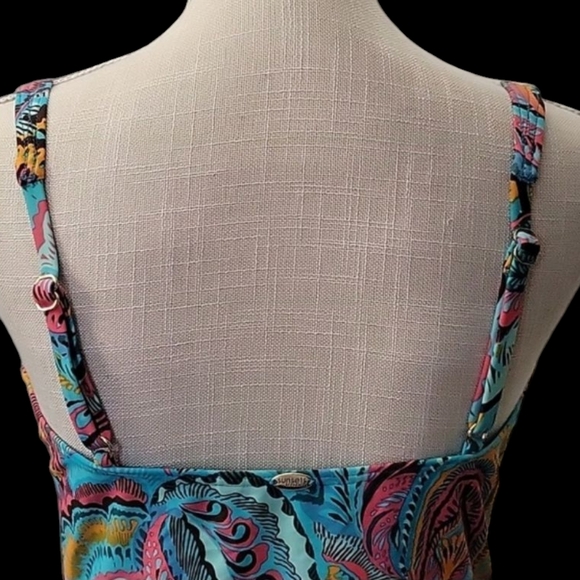 Soft Surroundings Colorful Patterned Tankini Swimsuit - Picture 4 of 6